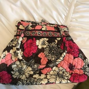 Pink and brown Vera Bradley handbag